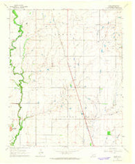 Babbs Oklahoma Historical topographic map, 1:24000 scale, 7.5 X 7.5 Minute, Year 1963