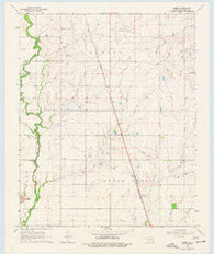 Babbs Oklahoma Historical topographic map, 1:24000 scale, 7.5 X 7.5 Minute, Year 1963