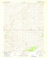 Baconrind Creek Oklahoma Historical topographic map, 1:24000 scale, 7.5 X 7.5 Minute, Year 1978
