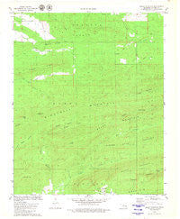Baker Mountain Oklahoma Historical topographic map, 1:24000 scale, 7.5 X 7.5 Minute, Year 1979