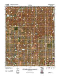 Baker Lake Oklahoma Historical topographic map, 1:24000 scale, 7.5 X 7.5 Minute, Year 2012