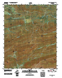 Baker Mountain Oklahoma Historical topographic map, 1:24000 scale, 7.5 X 7.5 Minute, Year 2010