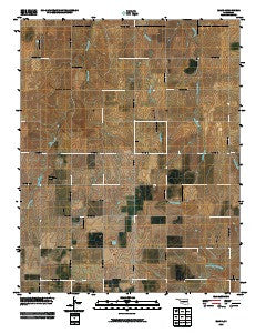 Balko Oklahoma Historical topographic map, 1:24000 scale, 7.5 X 7.5 Minute, Year 2010