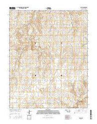 Balko Oklahoma Current topographic map, 1:24000 scale, 7.5 X 7.5 Minute, Year 2016