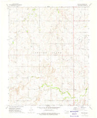 Balko NE Oklahoma Historical topographic map, 1:24000 scale, 7.5 X 7.5 Minute, Year 1973