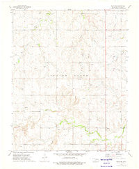 Balko NE Oklahoma Historical topographic map, 1:24000 scale, 7.5 X 7.5 Minute, Year 1973