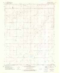 Balko SW Oklahoma Historical topographic map, 1:24000 scale, 7.5 X 7.5 Minute, Year 1973