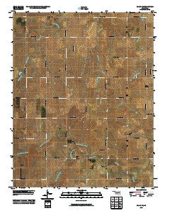 Balko NE Oklahoma Historical topographic map, 1:24000 scale, 7.5 X 7.5 Minute, Year 2010