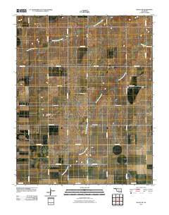 Balko SW Oklahoma Historical topographic map, 1:24000 scale, 7.5 X 7.5 Minute, Year 2010