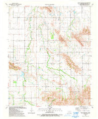 Bally Mountain Oklahoma Historical topographic map, 1:24000 scale, 7.5 X 7.5 Minute, Year 1991
