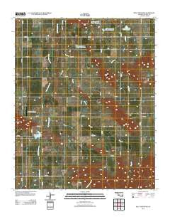 Bally Mountain Oklahoma Historical topographic map, 1:24000 scale, 7.5 X 7.5 Minute, Year 2012