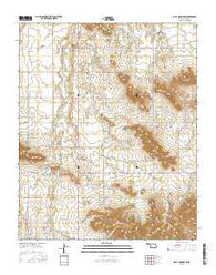 Bally Mountain Oklahoma Current topographic map, 1:24000 scale, 7.5 X 7.5 Minute, Year 2016