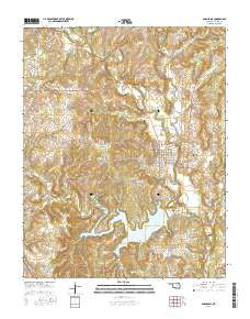 Barnsdall Oklahoma Current topographic map, 1:24000 scale, 7.5 X 7.5 Minute, Year 2016