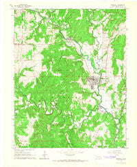 Barnsdall Oklahoma Historical topographic map, 1:24000 scale, 7.5 X 7.5 Minute, Year 1964