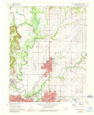 Bartlesville North Oklahoma Historical topographic map, 1:24000 scale, 7.5 X 7.5 Minute, Year 1971