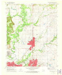 Bartlesville North Oklahoma Historical topographic map, 1:24000 scale, 7.5 X 7.5 Minute, Year 1971