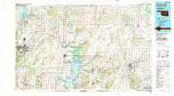 Bartlesville Oklahoma Historical topographic map, 1:100000 scale, 30 X 60 Minute, Year 1985