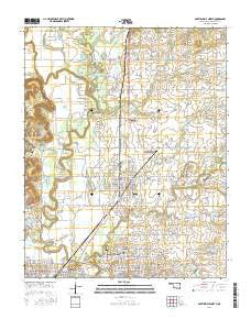 Bartlesville North Oklahoma Current topographic map, 1:24000 scale, 7.5 X 7.5 Minute, Year 2016