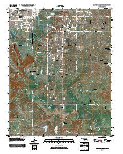 Bartlesville South Oklahoma Historical topographic map, 1:24000 scale, 7.5 X 7.5 Minute, Year 2010