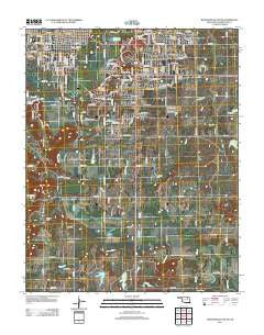 Bartlesville South Oklahoma Historical topographic map, 1:24000 scale, 7.5 X 7.5 Minute, Year 2012
