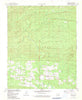 Battiest Oklahoma Historical topographic map, 1:24000 scale, 7.5 X 7.5 Minute, Year 1982