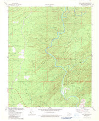 Bear Mountain Oklahoma Historical topographic map, 1:24000 scale, 7.5 X 7.5 Minute, Year 1982