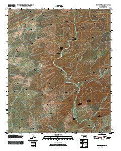 Bear Mountain Oklahoma Historical topographic map, 1:24000 scale, 7.5 X 7.5 Minute, Year 2010