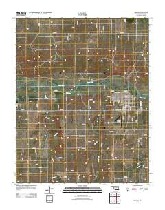 Beaver Oklahoma Historical topographic map, 1:24000 scale, 7.5 X 7.5 Minute, Year 2012