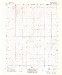 Beaver NW Oklahoma Historical topographic map, 1:24000 scale, 7.5 X 7.5 Minute, Year 1973