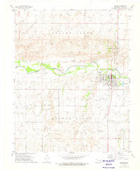 Beaver Oklahoma Historical topographic map, 1:24000 scale, 7.5 X 7.5 Minute, Year 1973