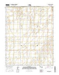 Beaver NW Oklahoma Current topographic map, 1:24000 scale, 7.5 X 7.5 Minute, Year 2016