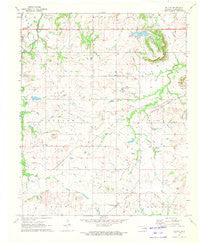 Beland Oklahoma Historical topographic map, 1:24000 scale, 7.5 X 7.5 Minute, Year 1971