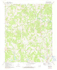 Bellvue Oklahoma Historical topographic map, 1:24000 scale, 7.5 X 7.5 Minute, Year 1971