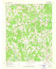 Bellvue Oklahoma Historical topographic map, 1:24000 scale, 7.5 X 7.5 Minute, Year 1971