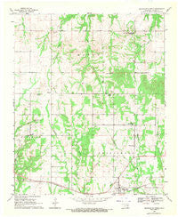 Bennington North Oklahoma Historical topographic map, 1:24000 scale, 7.5 X 7.5 Minute, Year 1969