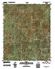 Bennington North Oklahoma Historical topographic map, 1:24000 scale, 7.5 X 7.5 Minute, Year 2010