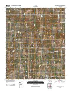 Bennington North Oklahoma Historical topographic map, 1:24000 scale, 7.5 X 7.5 Minute, Year 2012