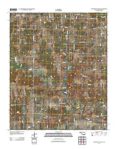 Bennington South Oklahoma Historical topographic map, 1:24000 scale, 7.5 X 7.5 Minute, Year 2012