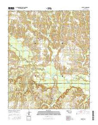 Bentley Oklahoma Current topographic map, 1:24000 scale, 7.5 X 7.5 Minute, Year 2016