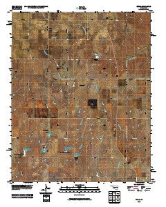 Berlin Oklahoma Historical topographic map, 1:24000 scale, 7.5 X 7.5 Minute, Year 2010