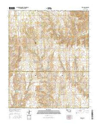 Berlin Oklahoma Current topographic map, 1:24000 scale, 7.5 X 7.5 Minute, Year 2016