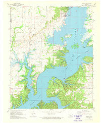 Bernice Oklahoma Historical topographic map, 1:24000 scale, 7.5 X 7.5 Minute, Year 1971