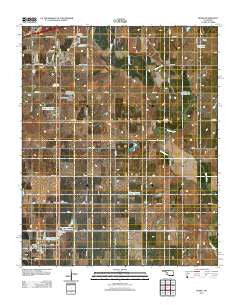 Bessie Oklahoma Historical topographic map, 1:24000 scale, 7.5 X 7.5 Minute, Year 2012