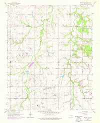 Bethany NE Oklahoma Historical topographic map, 1:24000 scale, 7.5 X 7.5 Minute, Year 1966