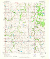 Bethany NE Oklahoma Historical topographic map, 1:24000 scale, 7.5 X 7.5 Minute, Year 1966