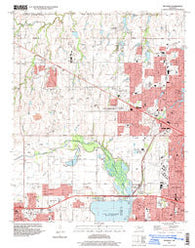 Bethany Oklahoma Historical topographic map, 1:24000 scale, 7.5 X 7.5 Minute, Year 1995
