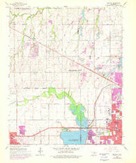 Bethany Oklahoma Historical topographic map, 1:24000 scale, 7.5 X 7.5 Minute, Year 1966