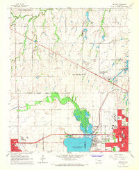 Bethany Oklahoma Historical topographic map, 1:24000 scale, 7.5 X 7.5 Minute, Year 1966