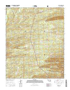 Bethel Oklahoma Current topographic map, 1:24000 scale, 7.5 X 7.5 Minute, Year 2016