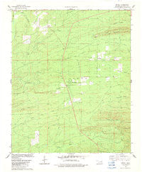 Bethel Oklahoma Historical topographic map, 1:24000 scale, 7.5 X 7.5 Minute, Year 1982